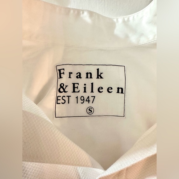 Frank & Eileen Women’s White Victoria Italian Tuxedo Shirt - Picture 11 of 15